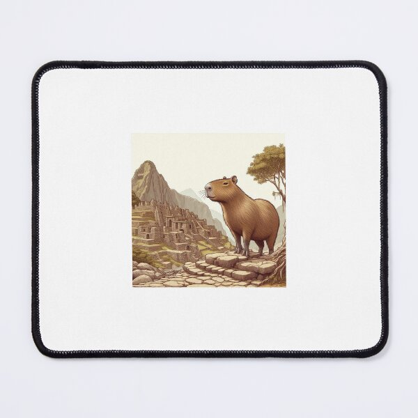 Item preview, Capybara Visits Inca Ruins8 designed and sold by Capybara Art Lover.