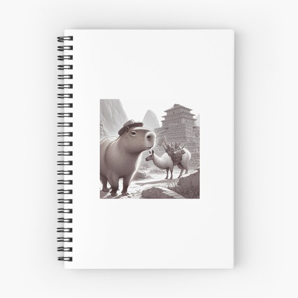 Item preview, Capybara Visits Inca Ruins9 designed and sold by Capybara Art Lover.