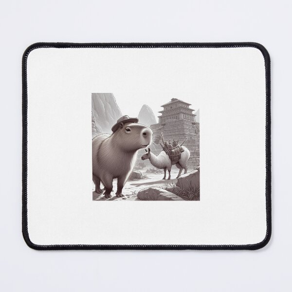 Item preview, Capybara Visits Inca Ruins9 designed and sold by Capybara Art Lover.