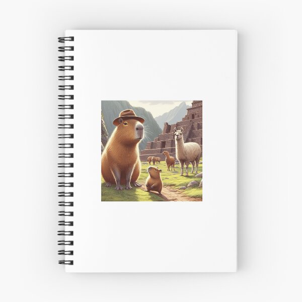 Item preview, Capybara Visits Inca Ruins10 designed and sold by Capybara Art Lover.