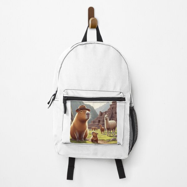 Item preview, Capybara Visits Inca Ruins10 designed and sold by Capybara Art Lover.