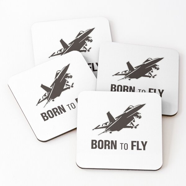Item preview, Born to Fly - Sleek Jet Fighter Silhouette designed and sold by NiftyWrx.