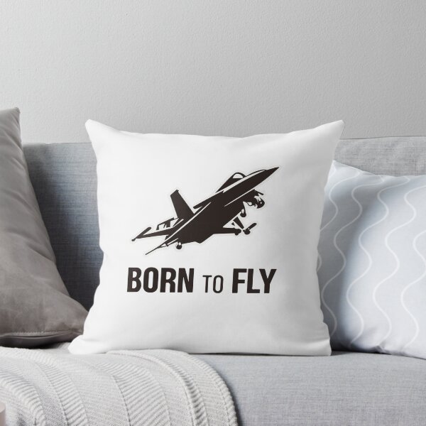 Item preview, Born to Fly - Sleek Jet Fighter Silhouette designed and sold by NiftyWrx.