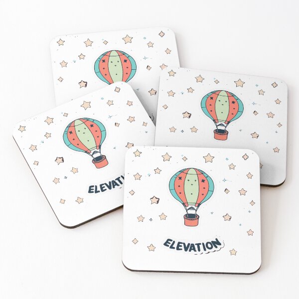 Item preview, Elevation - Hot Air Balloon Among the Stars designed and sold by NiftyWrx.
