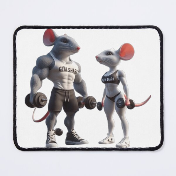 Item preview, GYM LOVER MOUSE designed and sold by 42youbest.