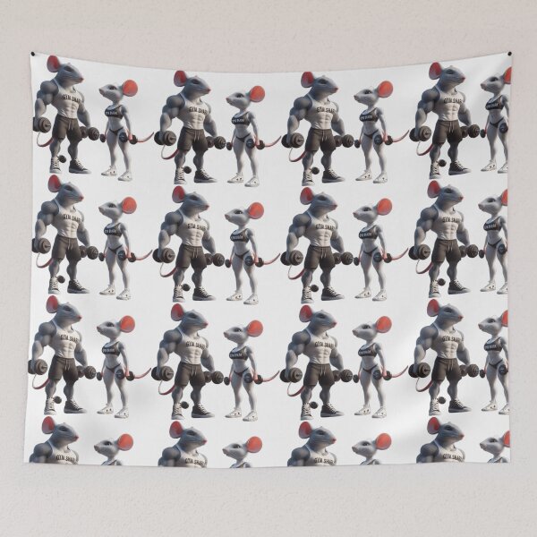 Item preview, GYM LOVER MOUSE designed and sold by 42youbest.
