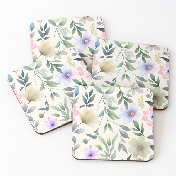 Item preview, Watercolor Flowers Pattern designed and sold by MrKATORSKI.