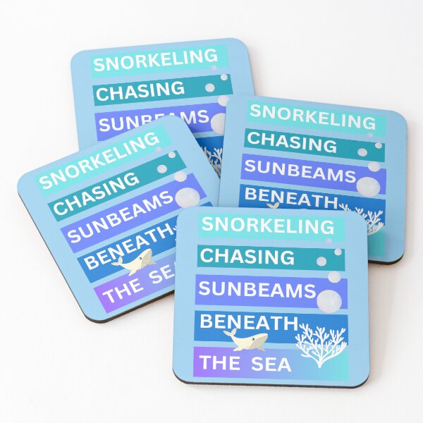 Item preview, Snorkeling chasing sunbeams beneath the sea designed and sold by seahorse crossing.