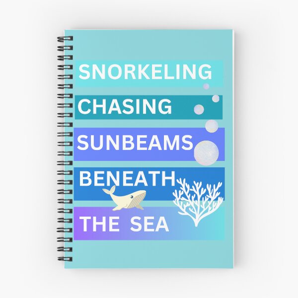 Item preview, Snorkeling chasing sunbeams beneath the sea designed and sold by seahorse crossing.