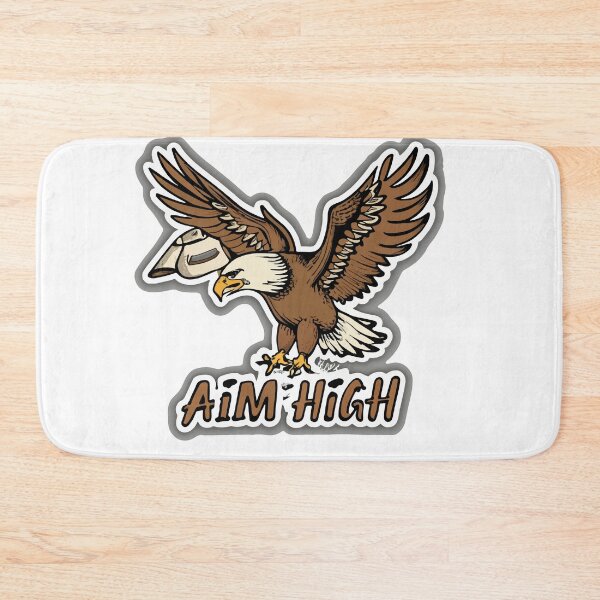 Item preview, Majestic Bald Eagle Pilot Aim High Classic Sticker designed and sold by NiftyWrx.