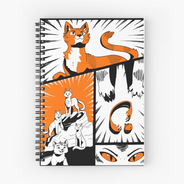 Item preview, Warrior Cats: Graphic Novel Design (orange) designed and sold by Kara Hatton.