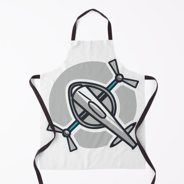 Item preview, Helicopter Technical Drawing Style Top-Down View designed and sold by NiftyWrx.