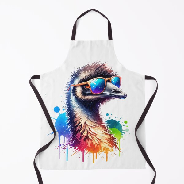 Item preview, Watercolor Emu Wearing Sunglasses designed and sold by TheAnimalZ00.