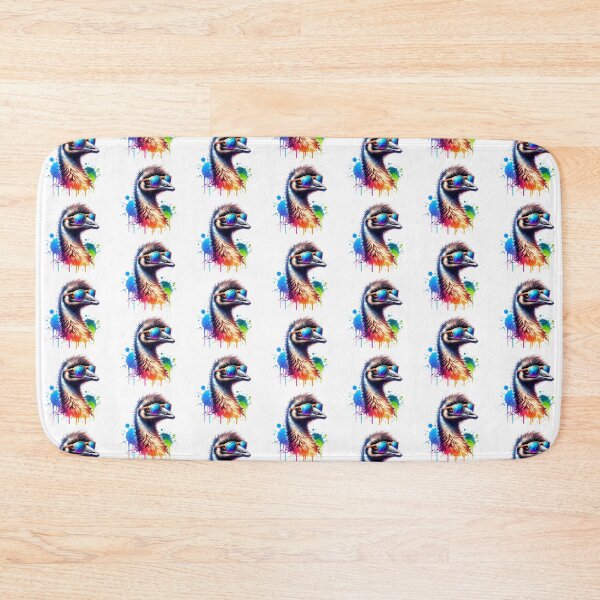 Item preview, Watercolor Emu Wearing Sunglasses designed and sold by TheAnimalZ00.