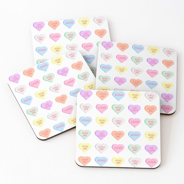 Item preview, Valentines Day candy heart print! designed and sold by Hannah Coward.