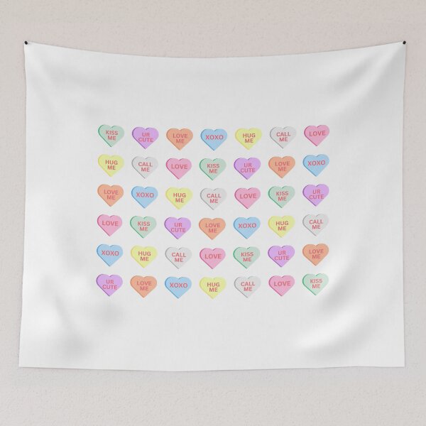 Item preview, Valentines Day candy heart print! designed and sold by Hannah Coward.