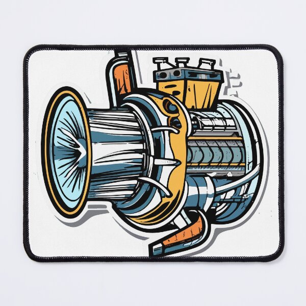 Item preview, Blueprint Aircraft Turbine Engine Design designed and sold by NiftyWrx.