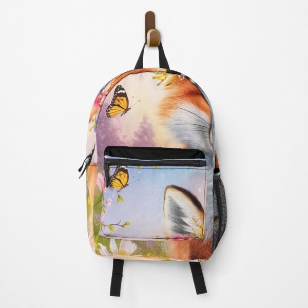 Item preview, Fox Portrait. spring fox, floral fox, happy fox, fantasy fox, whimsical fox designed and sold by FoxVibes.