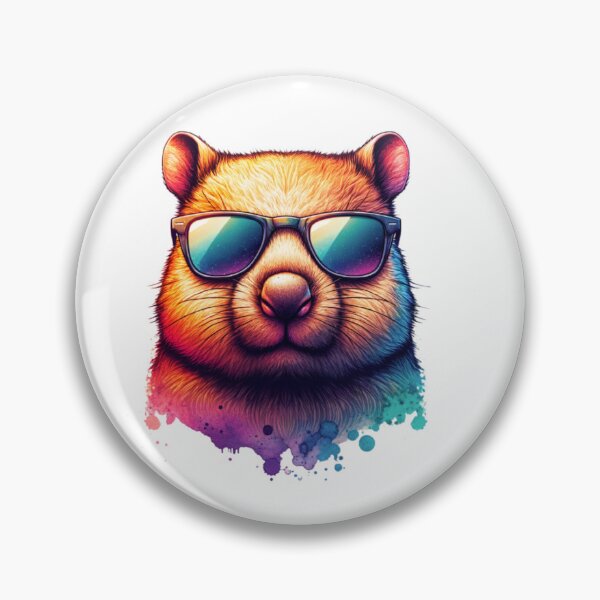 Item preview, Wombat Wearing Sunglasses designed and sold by TheAnimalZ00.