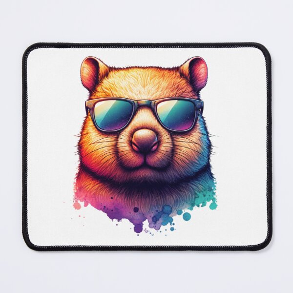 Item preview, Wombat Wearing Sunglasses designed and sold by TheAnimalZ00.