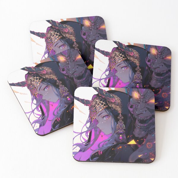 Item preview, Spectral Oni and Anime Girl designed and sold by bubblegoth.