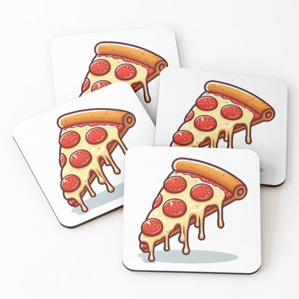 Item preview, A slice of sausage pizza with melting mozzarella designed and sold by MyPixelmate.