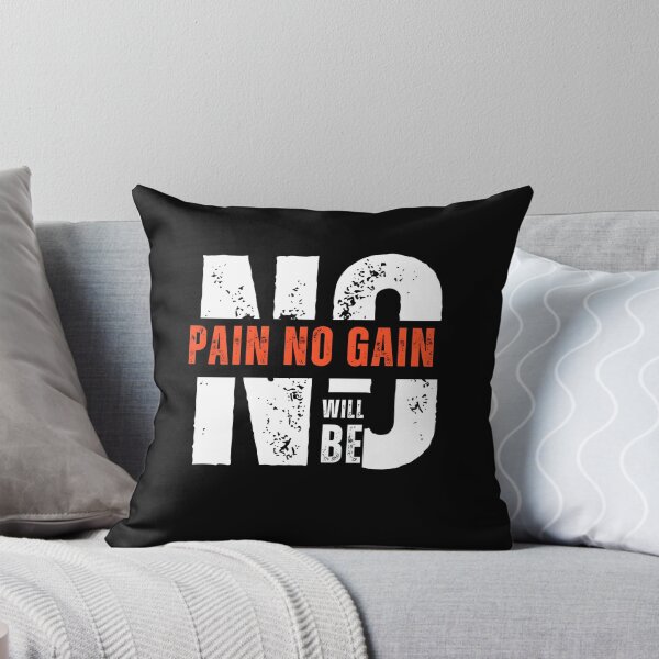 Item preview, slogon-No pain no gain will be designed and sold by Einsteinshop.