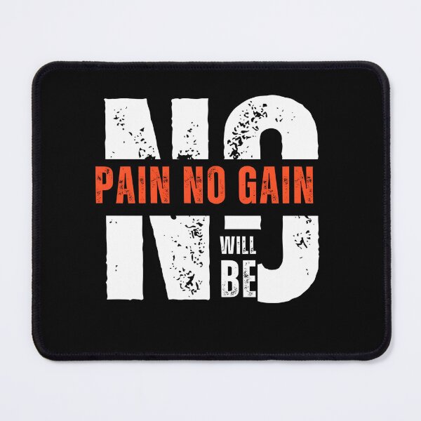 Item preview, slogon-No pain no gain will be designed and sold by Einsteinshop.
