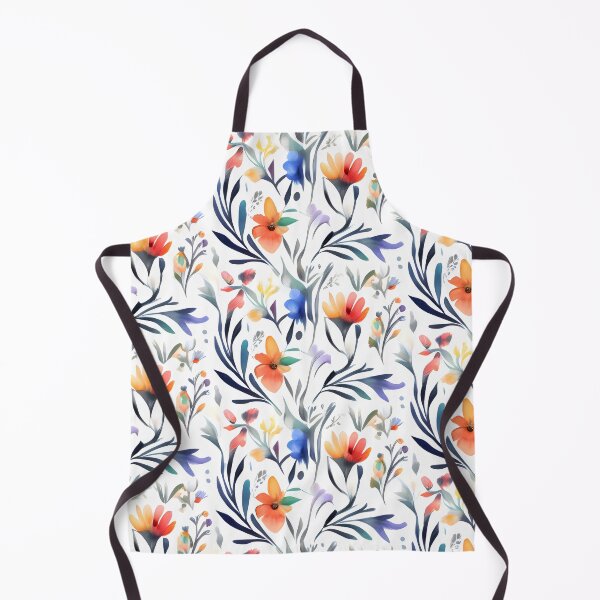 Item preview, Colorful Watercolor Floral Pattern designed and sold by MrKATORSKI.