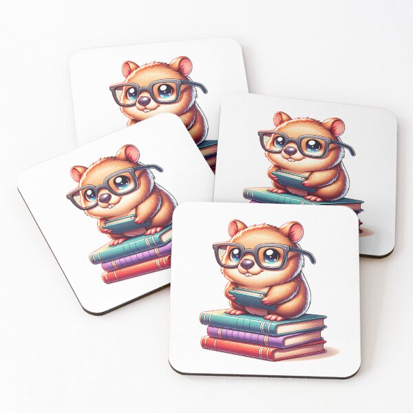 Item preview, Wombat And Books designed and sold by TheAnimalZ00.