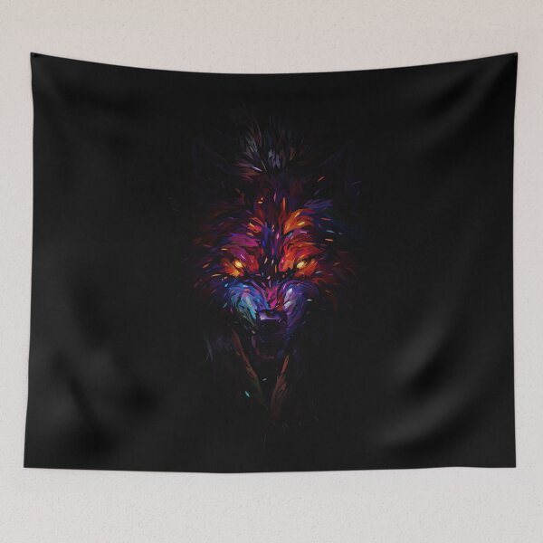 Item preview, Black Wolf Abstract designed and sold by pxlG.