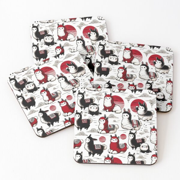 Item preview, Creatice Art, Cute Llama Asian theme  designed and sold by itsyorstore.