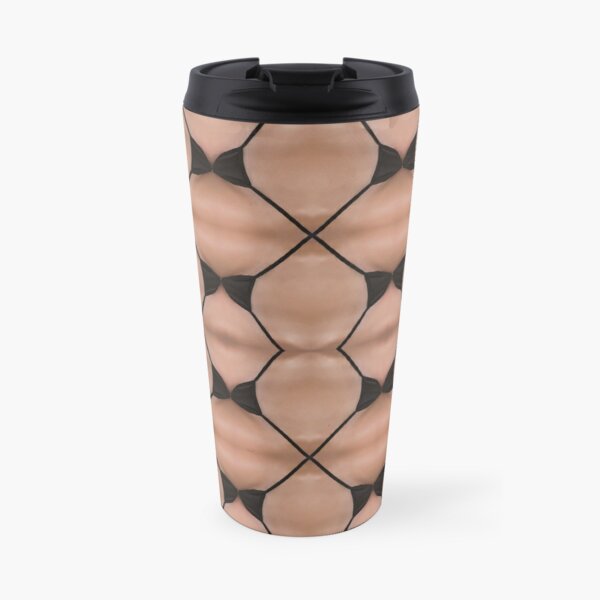 Symmetry, reiteration, repetition, repeat,   recurrence, iteration, relapse, colors Travel Mug