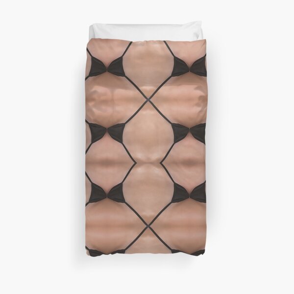 Symmetry, reiteration, repetition, repeat,   recurrence, iteration, relapse, colors Duvet Cover