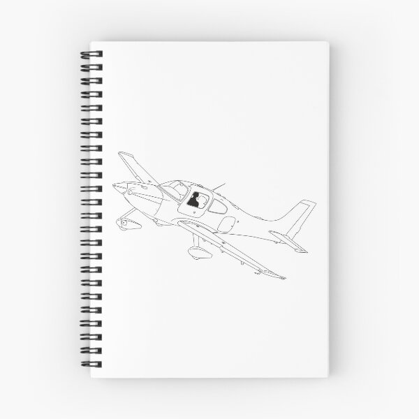 Item preview, Cirrus SR22 Aircraft Illustration  designed and sold by skye-studio.