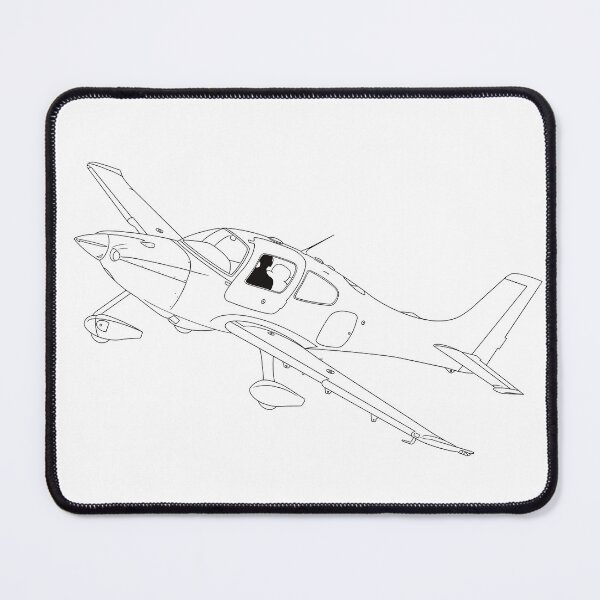 Item preview, Cirrus SR22 Aircraft Illustration designed and sold by skye-studio.