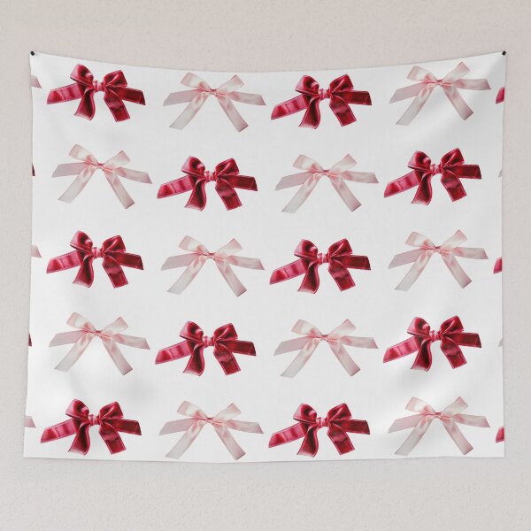 Item preview, Coqueta estilo balletcore terciopelo rojo y lazo rosa designed and sold by IdolinkEmporium.