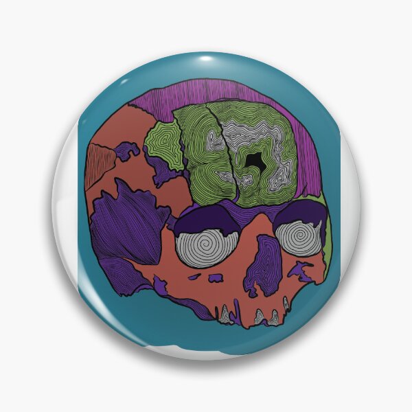 Item preview, Hypno Skull  designed and sold by ZenArtbyErin.