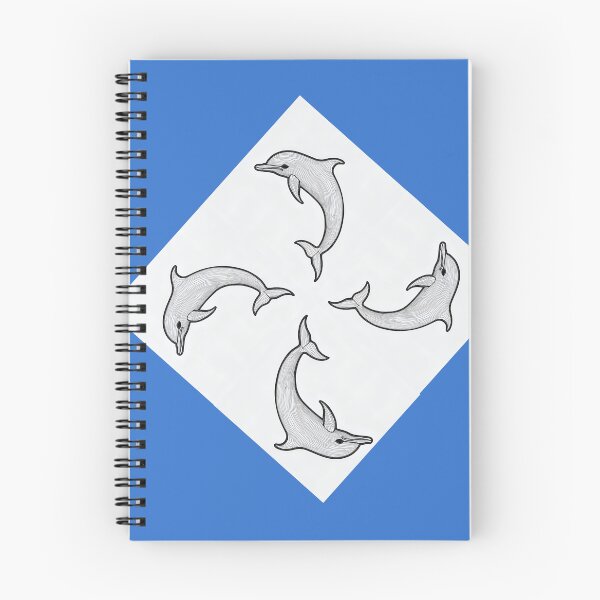 Item preview, Bottlenose Dolphin swirl design designed and sold by Graywing68.