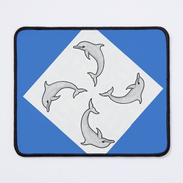 Item preview, Bottlenose Dolphin swirl design designed and sold by Graywing68.