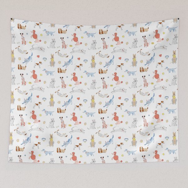 Item preview, Dogs, white background designed and sold by Anna-StekArt.