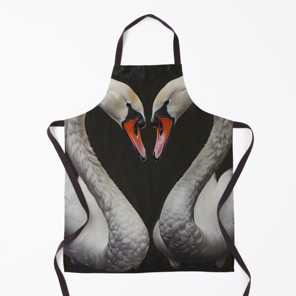 Item preview, Two stunning swans in the shape of a heart designed and sold by dcrc.