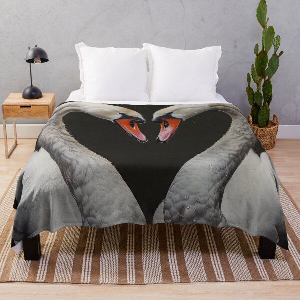 Item preview, Two stunning swans in the shape of a heart designed and sold by dcrc.