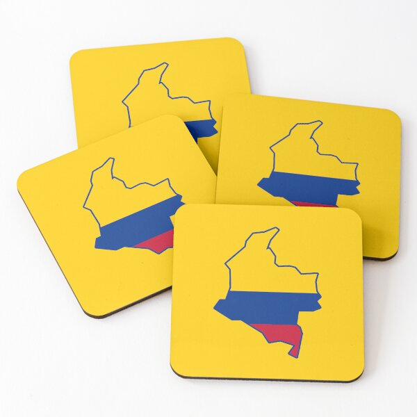 Item preview, Map with Flag of Colombia designed and sold by Polux Design.
