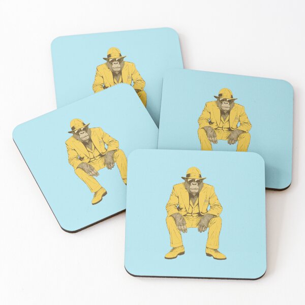 Item preview, Gangster Gorilla Monkey Yellow designed and sold by kingroy.