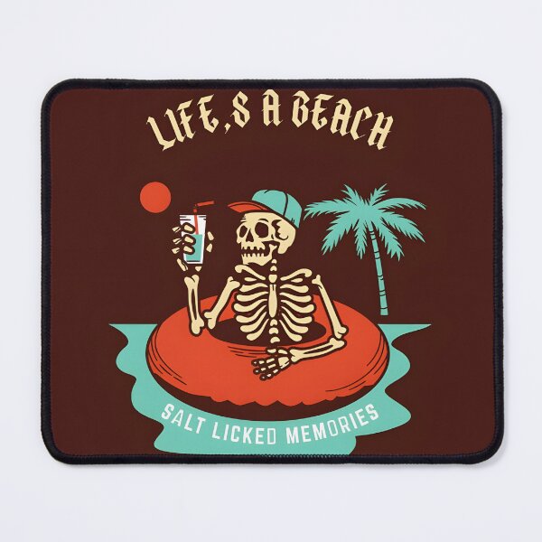 Item preview, Life a beach-salt licked memories designed and sold by Einsteinshop.