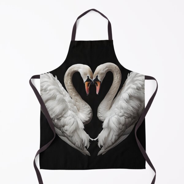 Item preview, Two stunning swans in the shape of a heart designed and sold by dcrc.