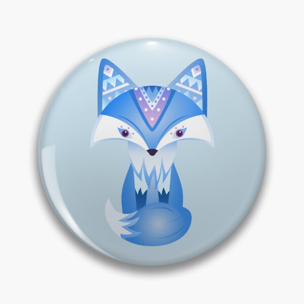 Artikelvorschau, Mystischer Waldfuchs (Blau) entworfen und verkauft von 84collective.