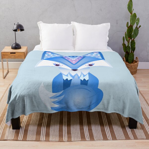 Item preview, Mystical Woodland Fox (Blue) designed and sold by 84collective.