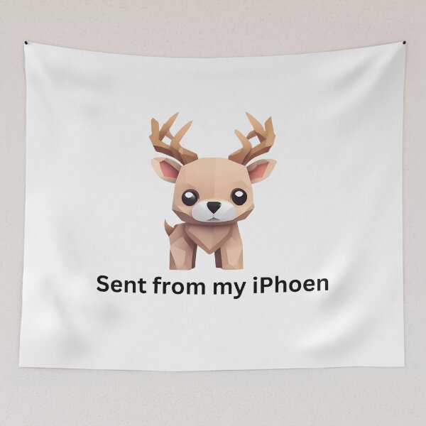 Item preview, A baby reindeer sent from my iPhoen designed and sold by UNK-Fatigues.